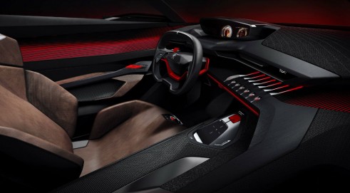 Peugeot Quartz Concept dash - carwitter