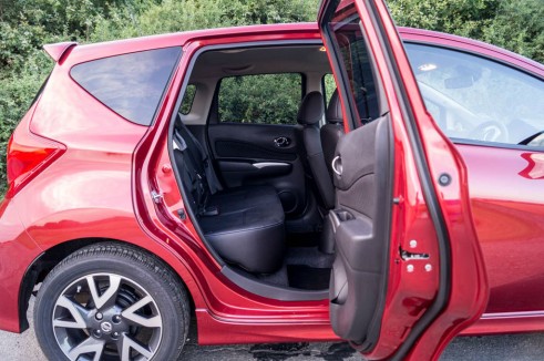 2014 Nissan Note 1.2 DiG-S Review - 90 Degree Rear Door Open - carwitter