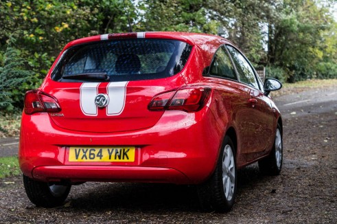 2015 Vauxhall Corsa Review - Rear Angle - carwitter