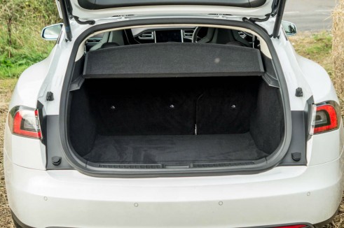Tesla Model S P85 Plus Review UK - Boot - carwitter