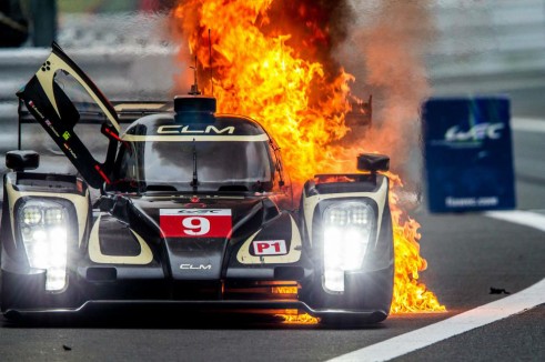 WEC Fuji Lotus fire - carwitter