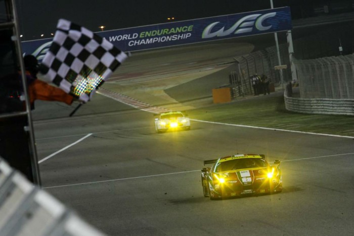 2014 WEC Bahrain GTE finish - carwitter