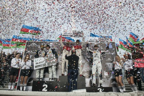 Blancpain Sprint Series Baku podium  - carwitter