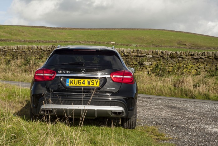 Mercedes GLA45 AMG rear 2 - carwitter