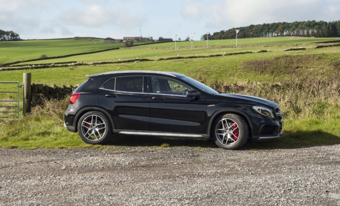 Mercedes GLA45 AMG side - carwitter