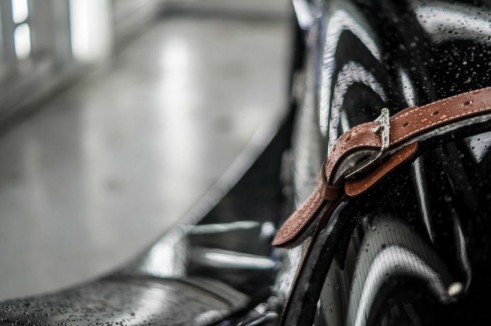 Morgan Plus 8 Speedster Review - Bonnet Strap - carwitter