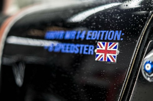 Morgan Plus 8 Speedster Review - Union Jack Enamel Badge - carwitter