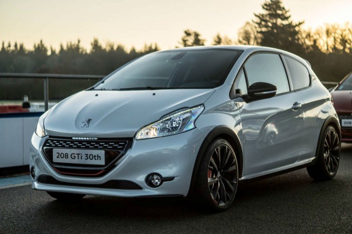 Peugeo 208 GTI 30th Anniversary - Front Angle Low White - carwitter