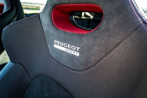 White Peugeot 208 GTI 30th Anniversary - Front Seat Detail - carwitter