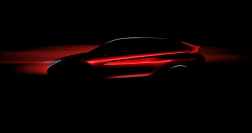 Mitubishi PHEV concept side - carwitter