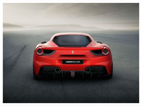 Ferrari 488 GTB rear - carwitter