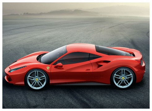 Ferrari 488 GTB side - carwitter