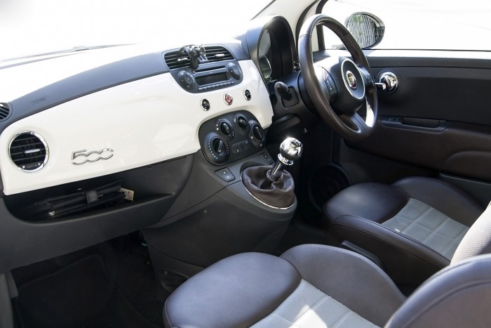 Emma's Fiat 500 Interior