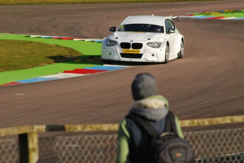 Sam Tordoff Thruxton Test 2015 BMW 1M