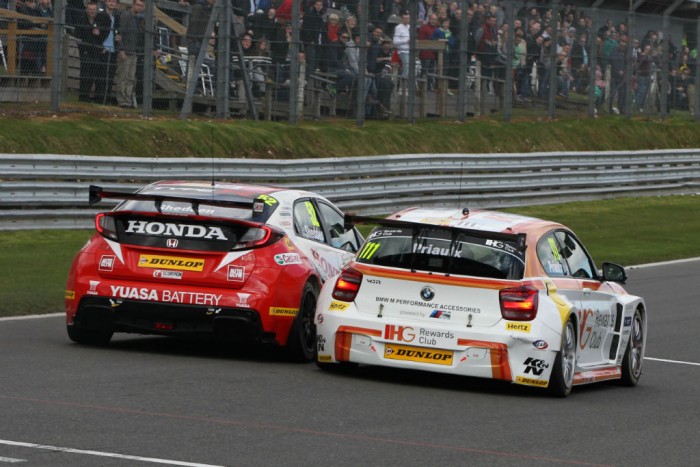 BTCC 15 BHatch Shedden Priaulx Photo Finish R2