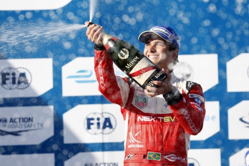 Formula E - Long Beach - Piquet Jr Podium