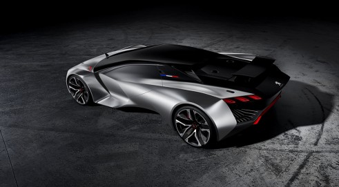 2015 Peugeot Vision GT Concept - Side Top Angle Studio - carwitter