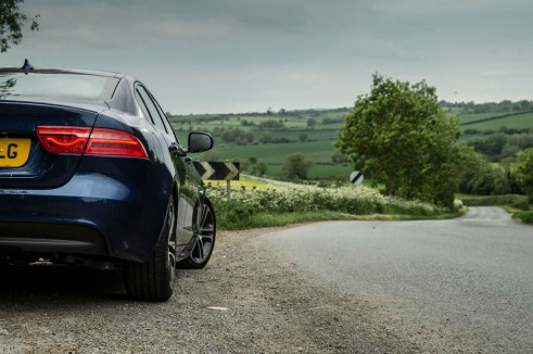 Jaguar XE Review UK First Drive - Country Road Scene - carwitter