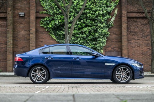 Jaguar XE Review UK First Drive - Side - carwitter