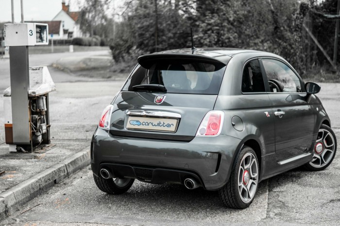 Fiat Abarth 500 595 Review - Rear Angle - carwitter