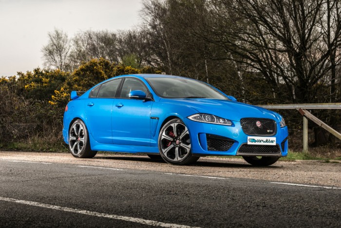 2014 Jaguar XFR-S Review - Front Angle Close - carwitter