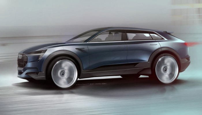 Audi E-Tron Concept Sketch