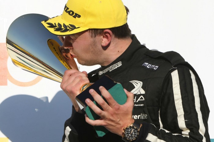 BTCC 15 Rockingham Ingram Podium