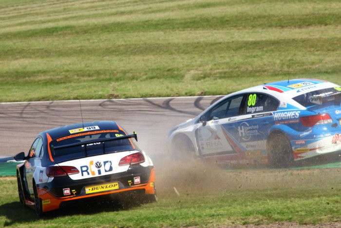 BTCC 15 Rockingham Plato Ingram Clash