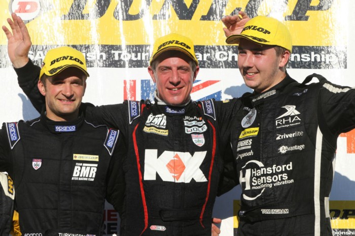 BTCC 15 Rockingham Plato Ingram Turk Podium