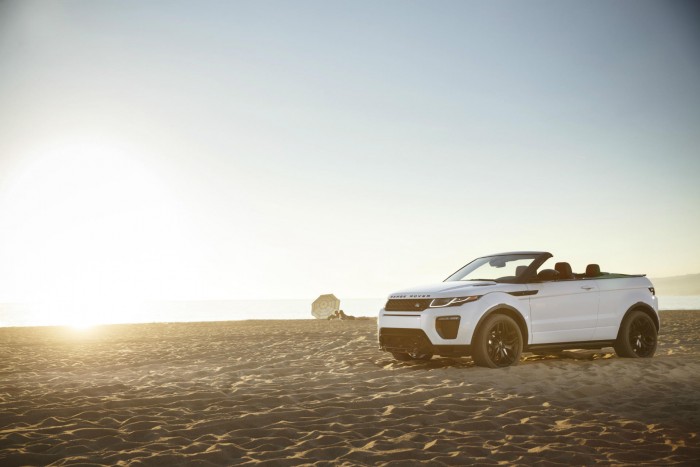 2016 Range Rover Evoque Convertible - Side On - carwitter