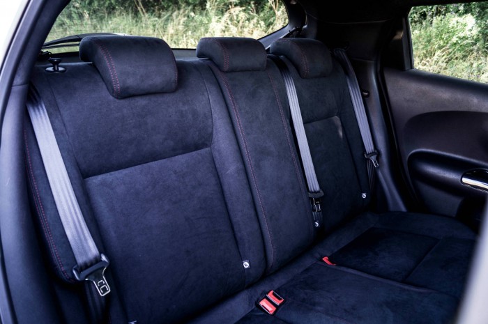 Nissan Juke NISMO RS Review - Rear Seats - carwitter