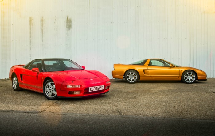 2005 Honda NSX - Imola Orange - 1991 Honda NSX Formula Red - carwitter
