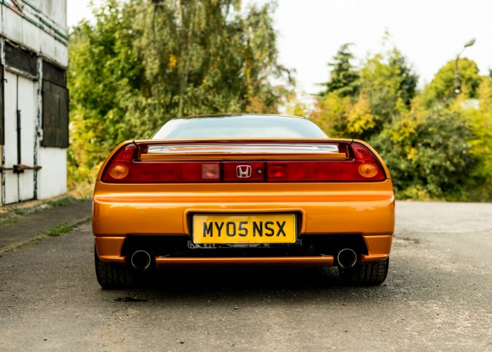 2005 Honda NSX - Imola Orange - Rear - carwitter
