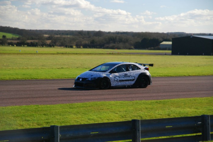 BTCC 16 Test Thrux Shedden Honda 1