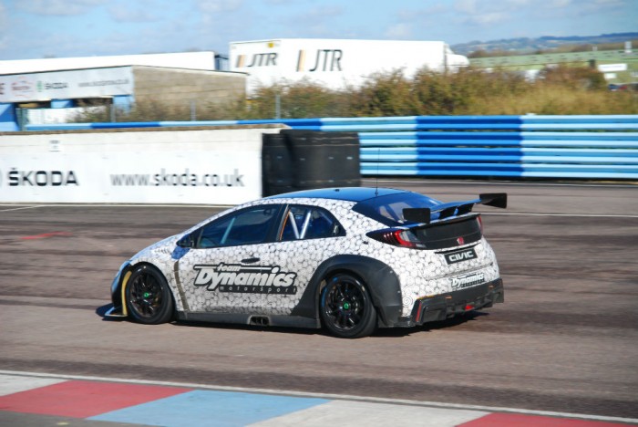 BTCC 16 Test Thrux Shedden Honda (2)