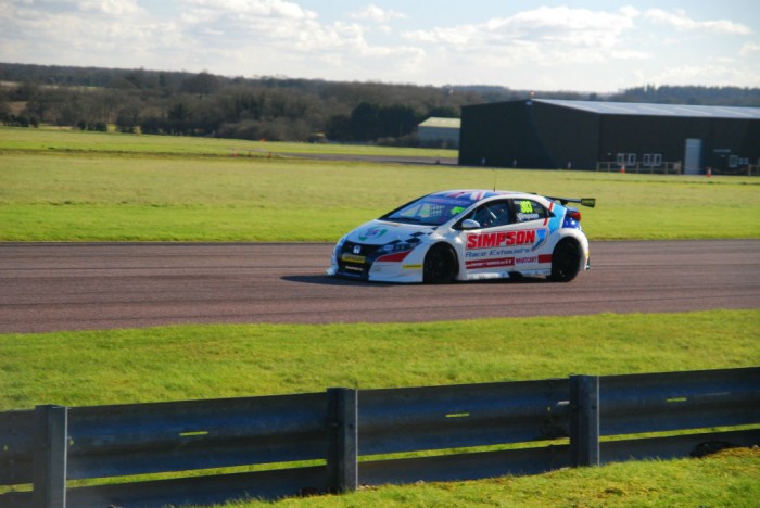 BTCC 16 Test Thrux Simpson Honda 1