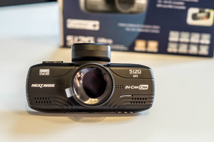 NextBase 512G Review - Front Of Camera - carwitter