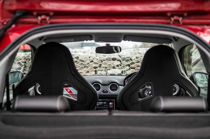 Vauxhall ADAM S Review - Recaro Seats Behind - carwitter