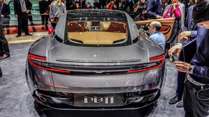 Geneva Motor Show 2016 - Aston Martin DB11 - Rear - carwitter