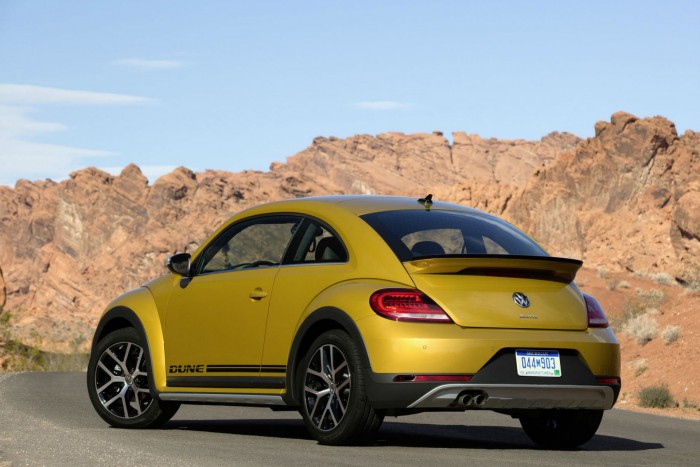 Volkswagen Beetle Dune - Rear Angle - carwitter
