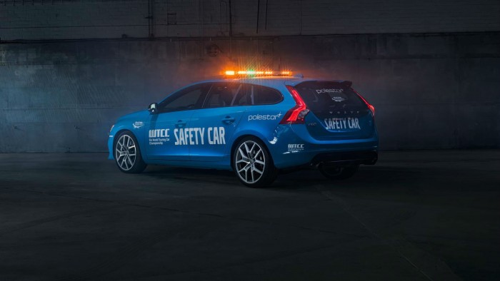 Volvo V60 Polestar WTCC Safety Car - Side Angle - carwitter