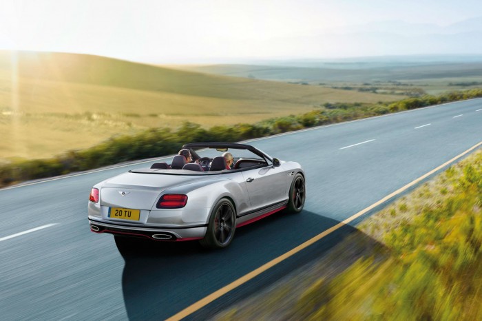 2016 Bentley Continental GT Speed Black Edition Convertible - Rear - carwitter