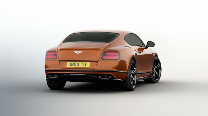 2016 Bentley Continental GT Speed Black Edition - Rear - carwitter