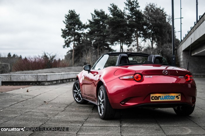 2016 Mazda MX5 160 PS Review -Rear Scene - carwitter