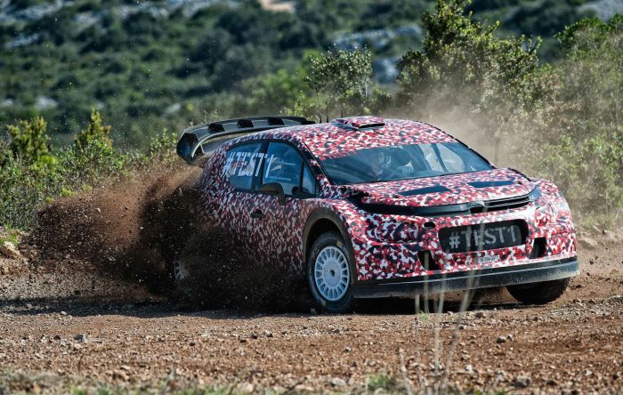 2017 Citroen C3 WRC Testing - carwitter