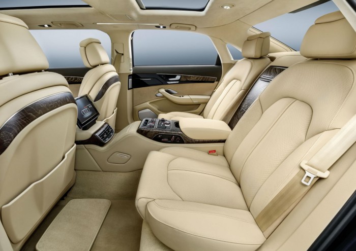 Audi A8 L extended - Interior Rear Seats - carwitter