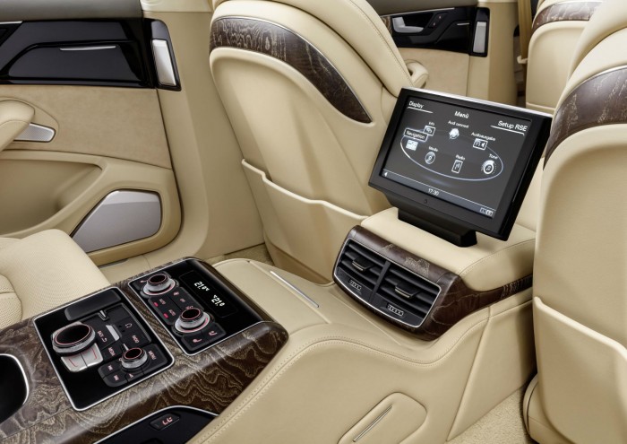 Audi A8 L extended - interior infotainment - carwitter