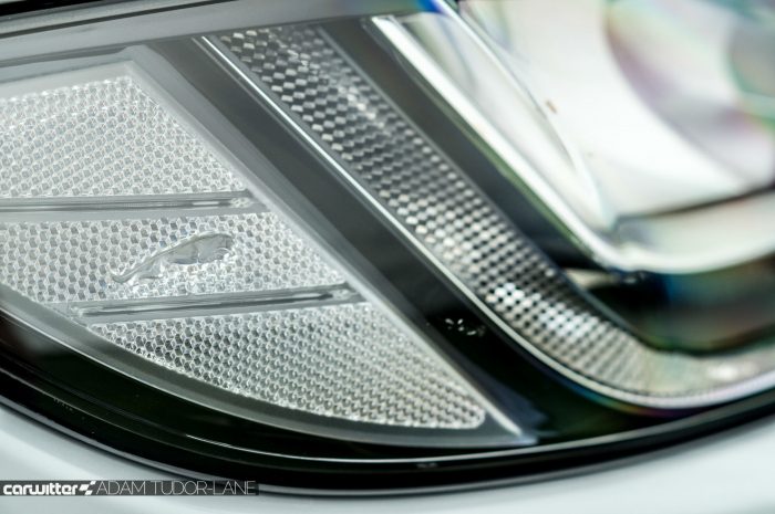 2016 Jaguar F-Pace S Diesel Review - Headlight Detail - carwitter