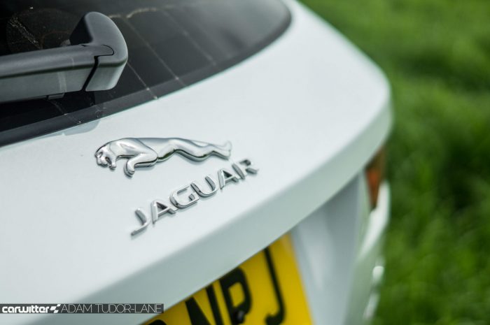 2016 Jaguar F-Pace S Diesel Review - Rear Jaguar Badge - carwitter