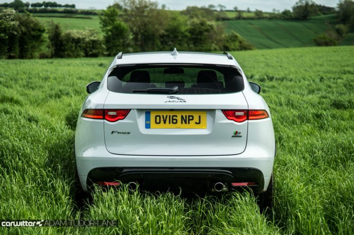 2016 Jaguar F-Pace S Diesel Review - Rear - carwitter